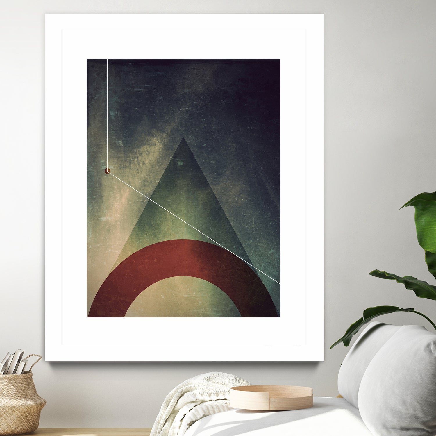 triangle half circle by Danny Jardim on GIANT ART - digital drawing