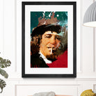 Keith Richards by Igor Moura on GIANT ART - red digital painting