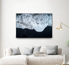 White Waters and Black Sand Coastal Landscape Photograph by Melissa Fague on GIANT ART - black photo illustration