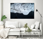 White Waters and Black Sand Coastal Landscape Photograph by Melissa Fague on GIANT ART - black photo illustration