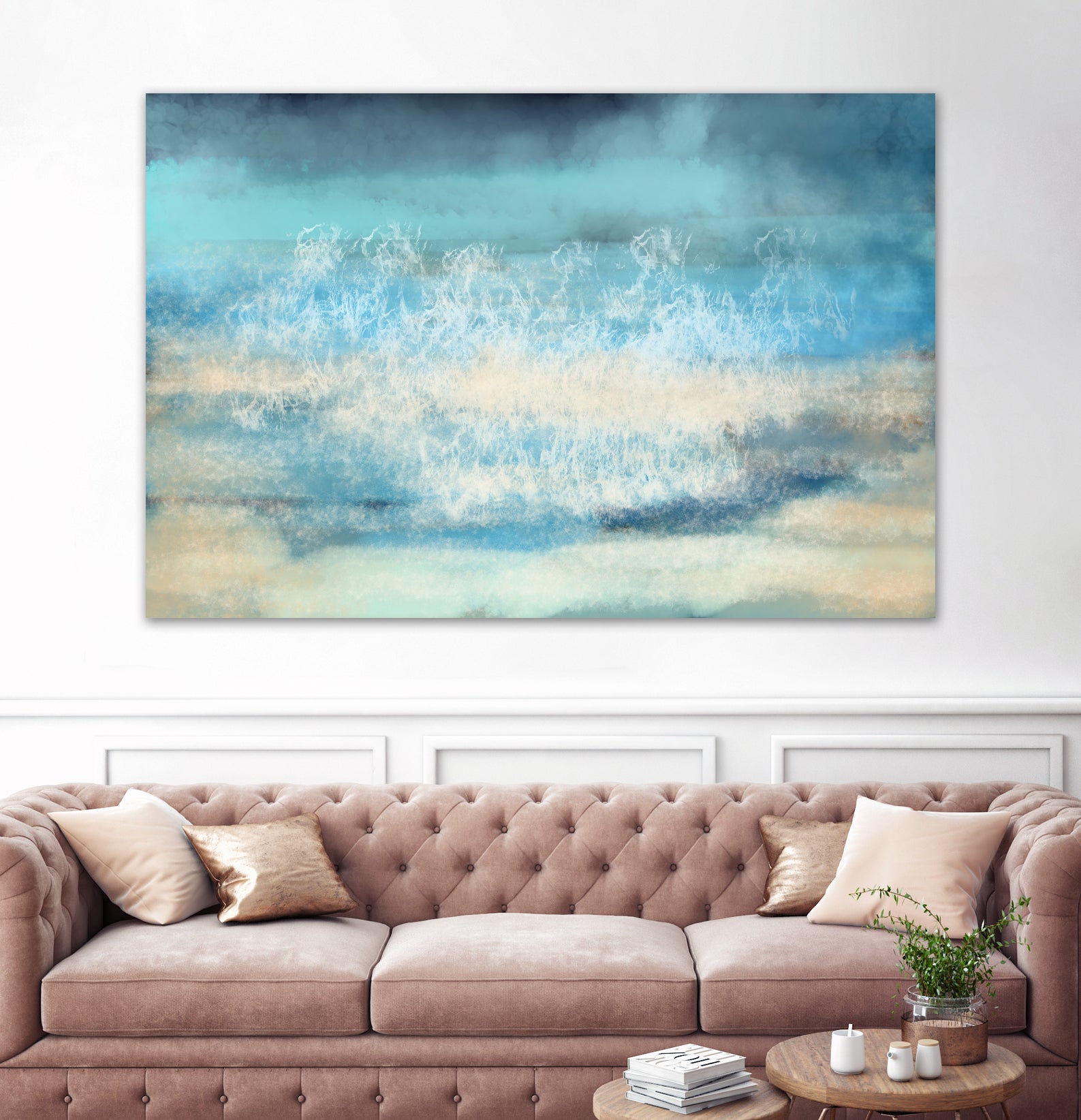 Nordic Sea Bliss by Jacob von Sternberg on GIANT ART - blue digital painting