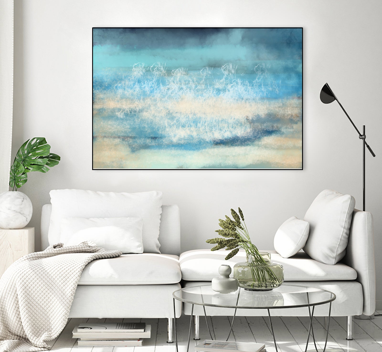 Nordic Sea Bliss by Jacob von Sternberg on GIANT ART - blue digital painting