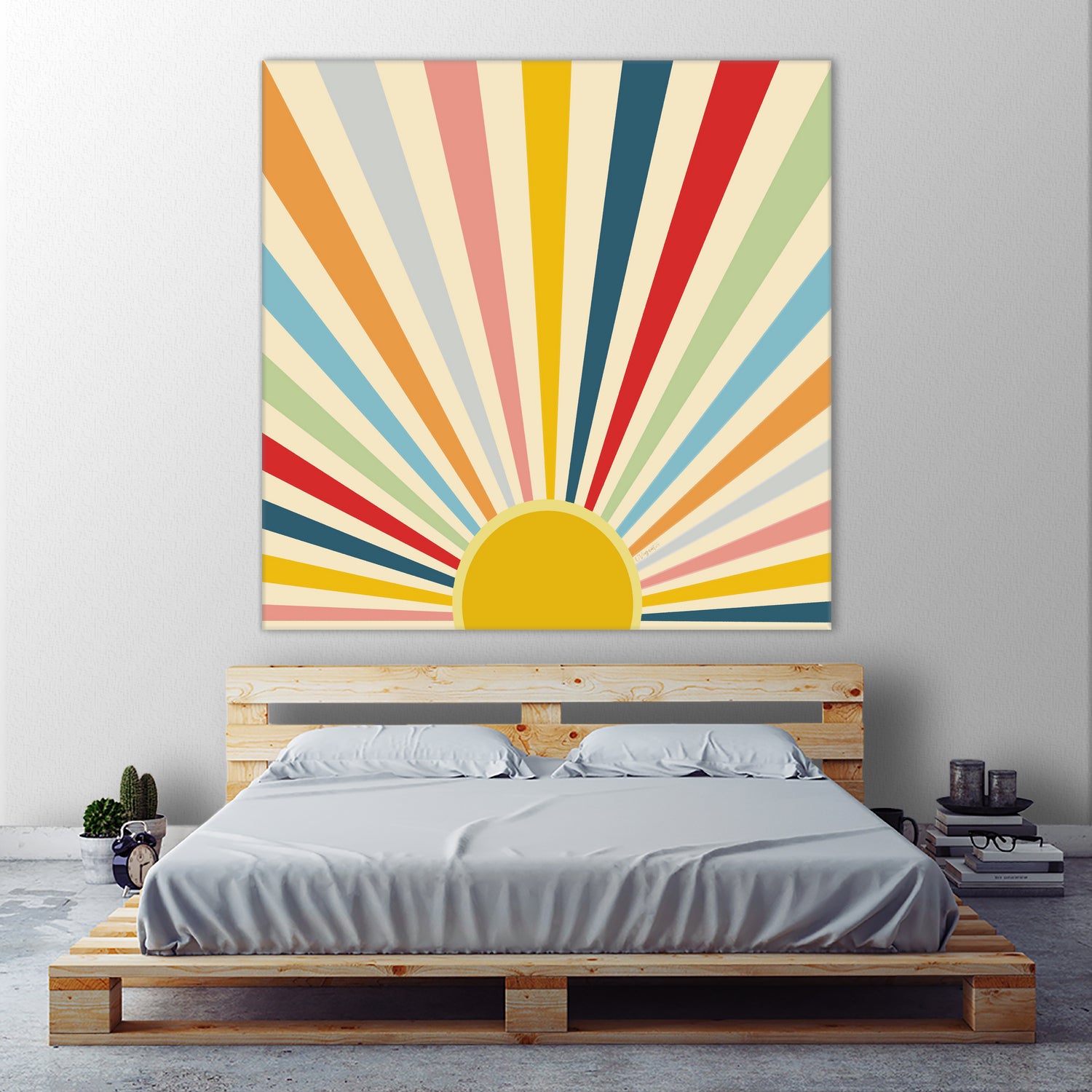 Sun Shines Inside you by Chrysafia Vogiatzi on GIANT ART - yellow digital painting