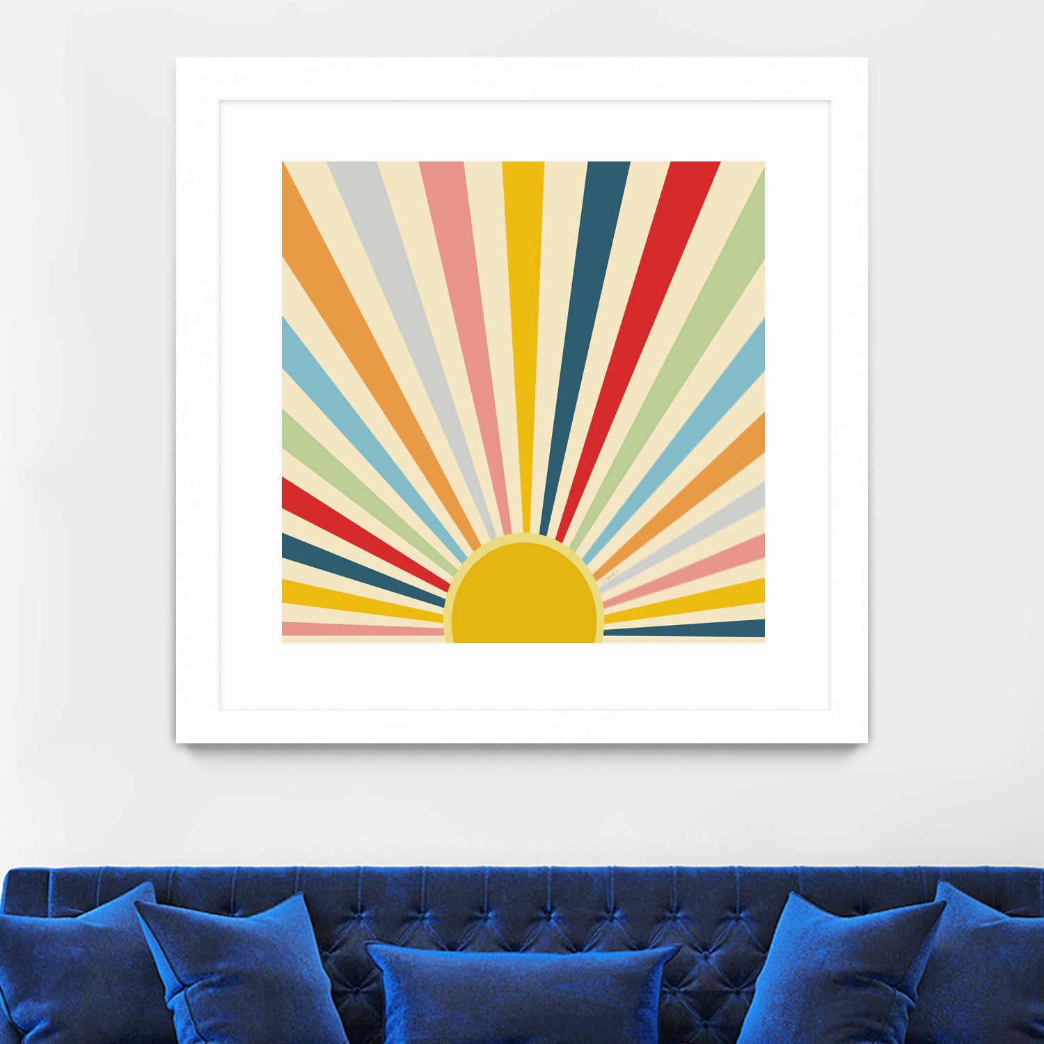 Sun Shines Inside you by Chrysafia Vogiatzi on GIANT ART - yellow digital painting