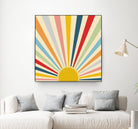 Sun Shines Inside you by Chrysafia Vogiatzi on GIANT ART - yellow digital painting