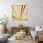 Sun Shines Inside you by Chrysafia Vogiatzi on GIANT ART - yellow digital painting