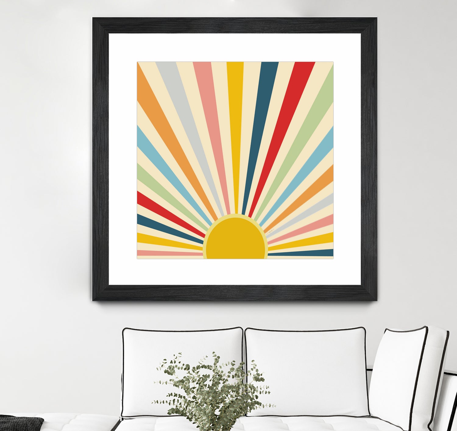 Sun Shines Inside you by Chrysafia Vogiatzi on GIANT ART - yellow digital painting