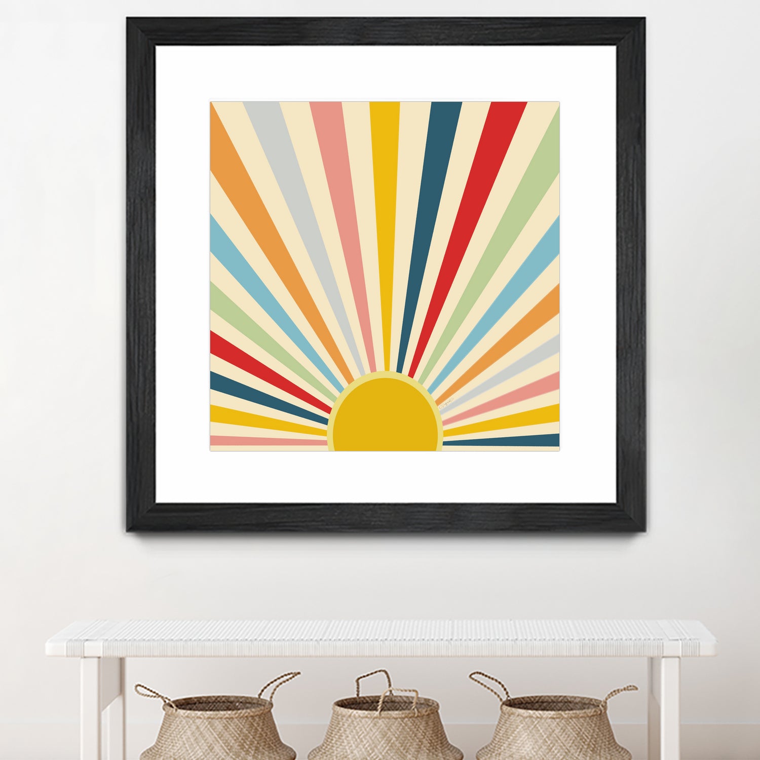 Sun Shines Inside you by Chrysafia Vogiatzi on GIANT ART - yellow digital painting