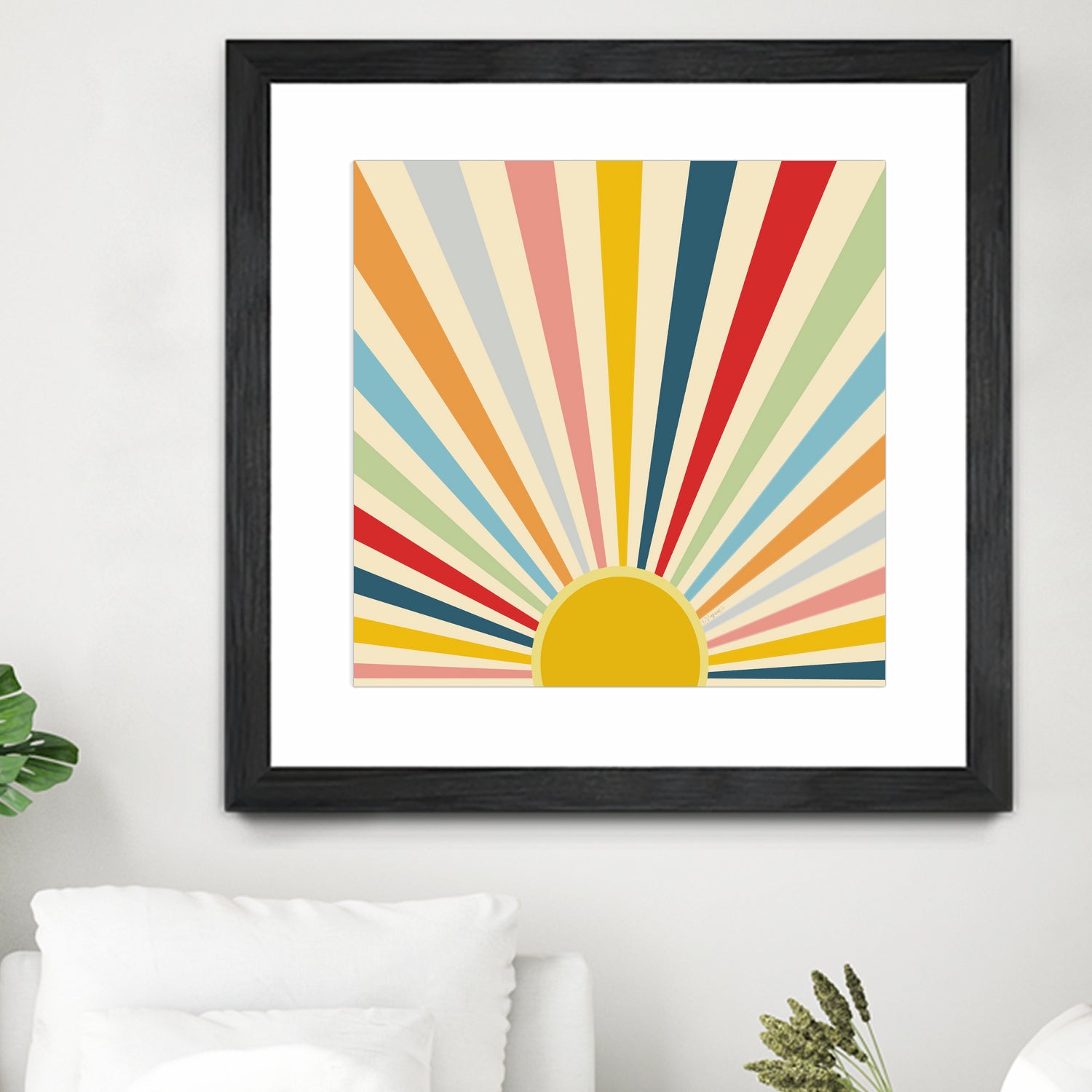 Sun Shines Inside you by Chrysafia Vogiatzi on GIANT ART - yellow digital painting