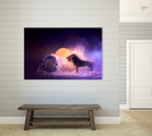 LEO-from-the-Dancing-Zodiac by Cyril Rolando on GIANT ART - fuchsia digital painting