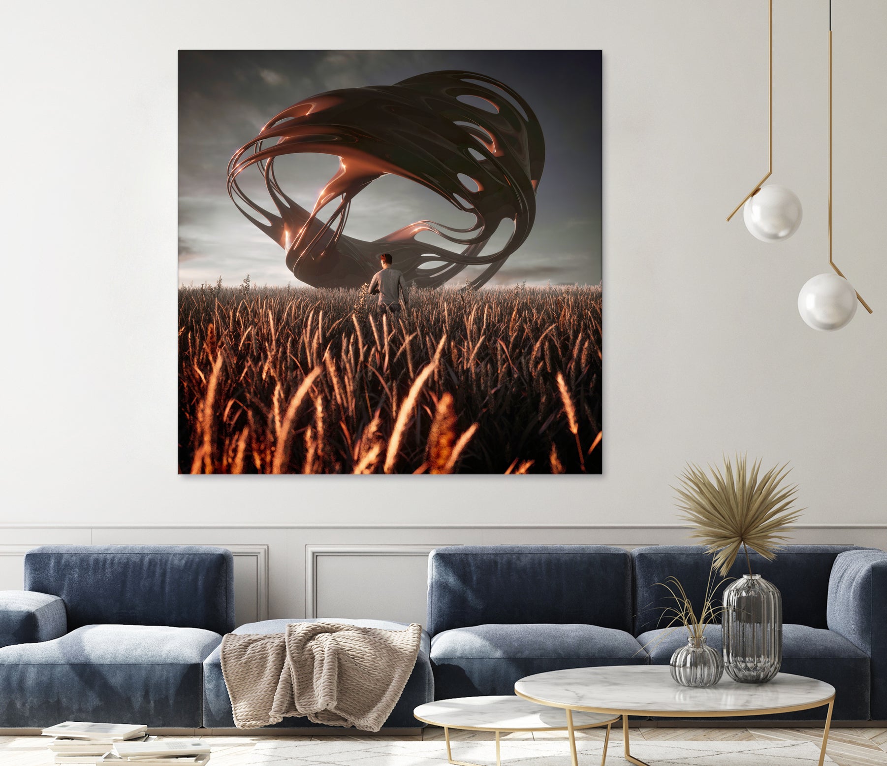 FieldsVoice by Evgenij Soloviev on GIANT ART - brown 3d art