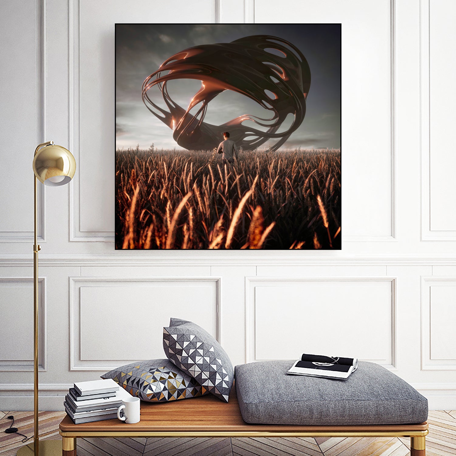 FieldsVoice by Evgenij Soloviev on GIANT ART - brown 3d art