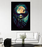 The Scream Before Christmas by Francis Mi Oza on GIANT ART - black digital painting