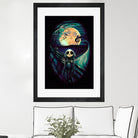 The Scream Before Christmas by Francis Mi Oza on GIANT ART - black digital painting