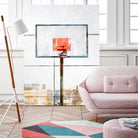 Air Jordan Attached To Basketball Hoop by Wazir Rohiman on GIANT ART - red digital painting