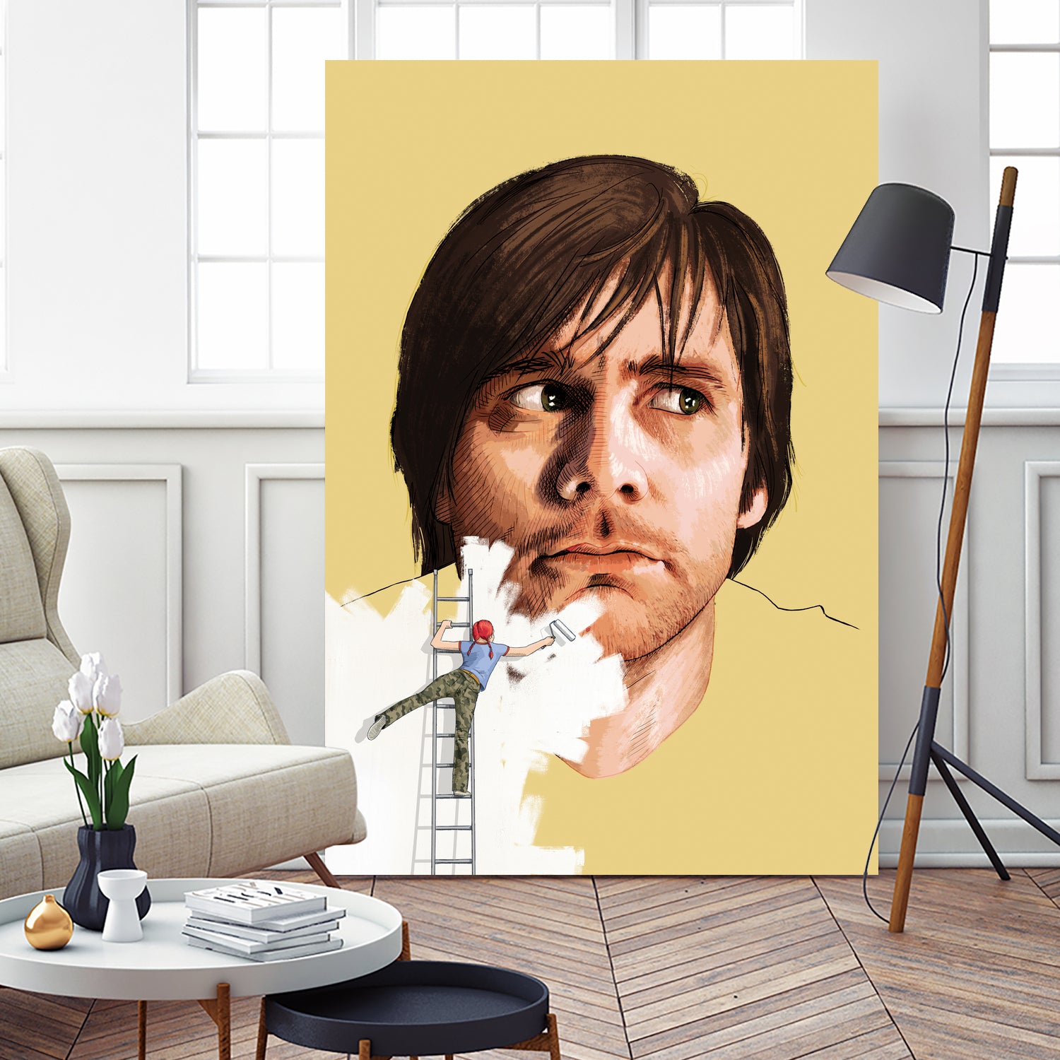 Eternal Sunshine of the Spotless Mind by Jason Ratliff on GIANT ART - yellow digital painting