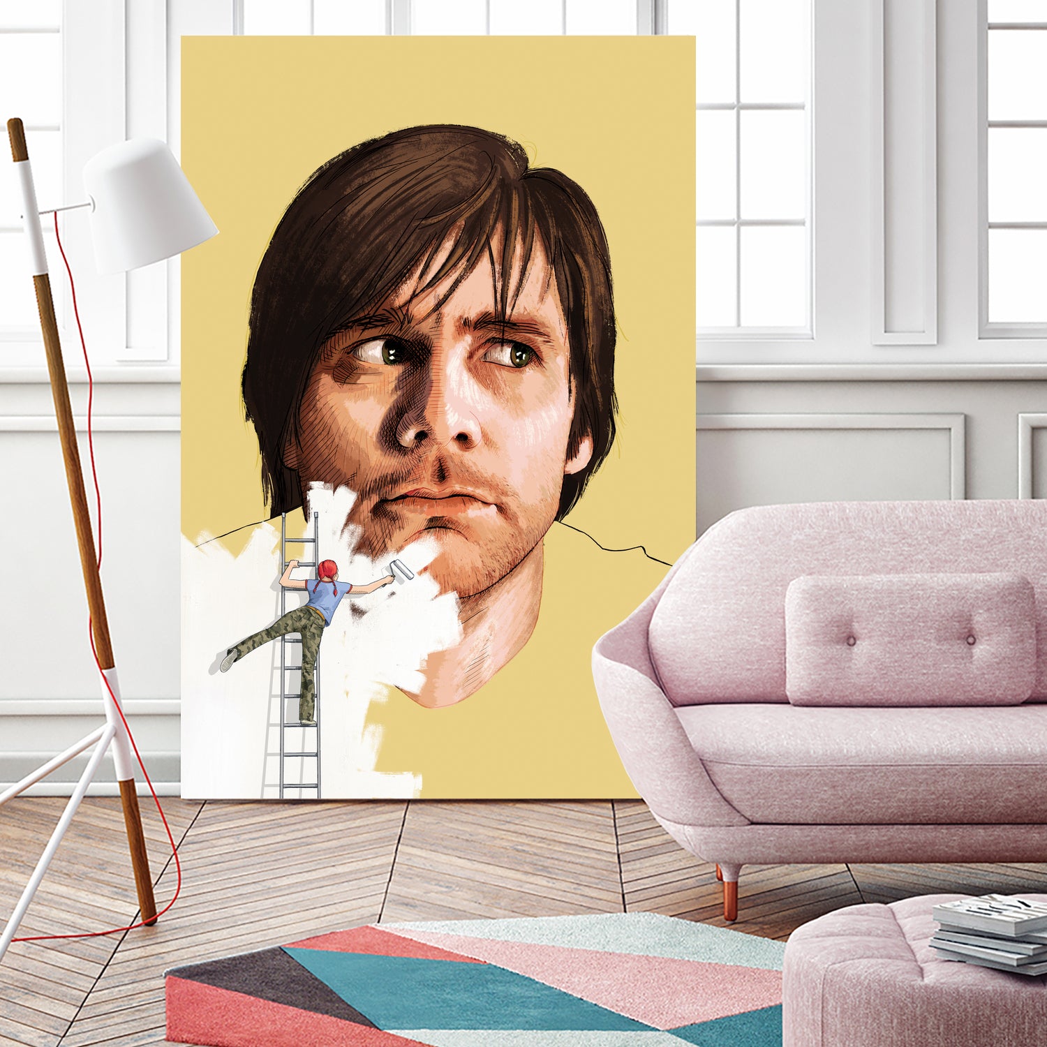 Eternal Sunshine of the Spotless Mind by Jason Ratliff on GIANT ART - yellow digital painting