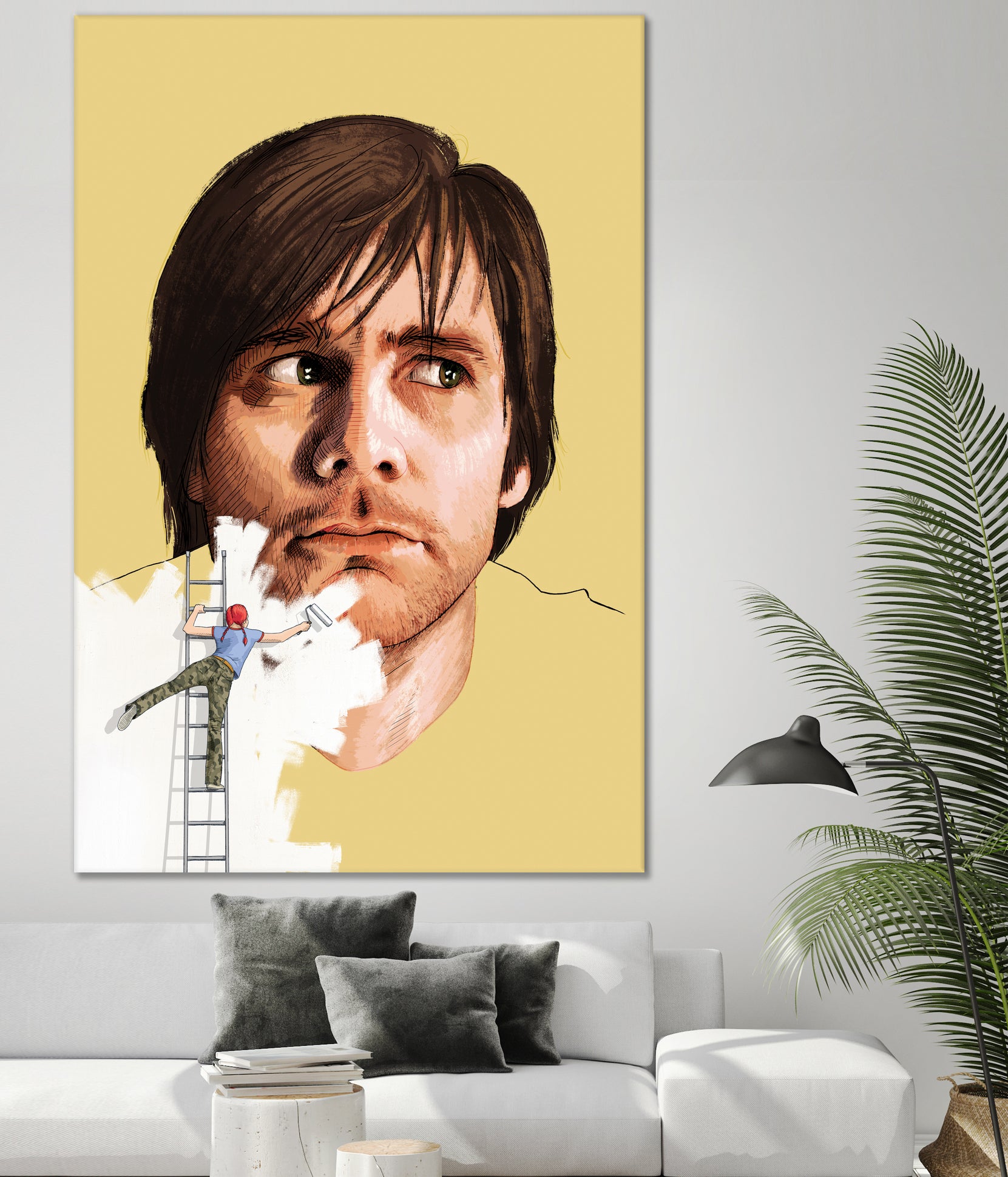 Eternal Sunshine of the Spotless Mind by Jason Ratliff on GIANT ART - yellow digital painting