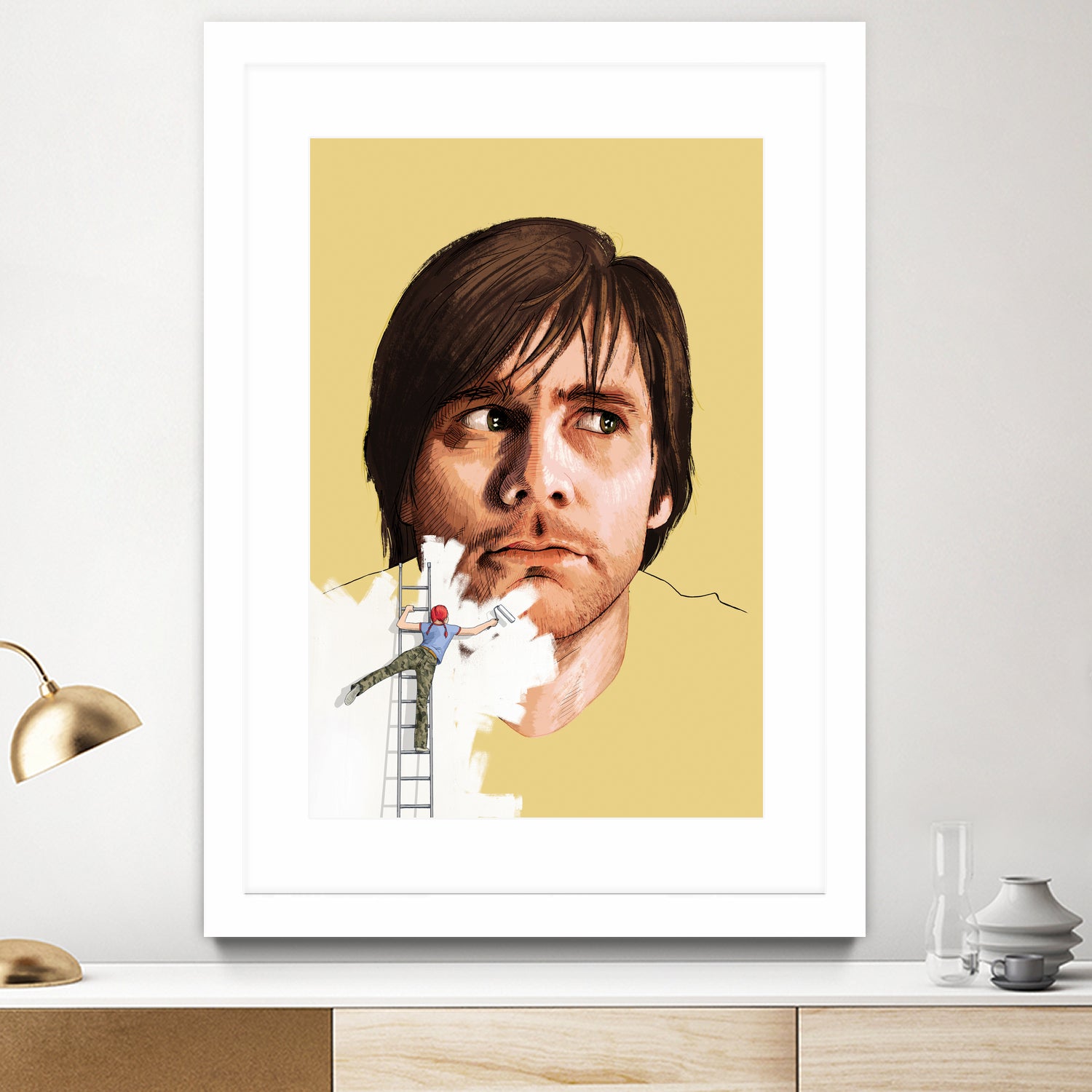 Eternal Sunshine of the Spotless Mind by Jason Ratliff on GIANT ART - yellow digital painting