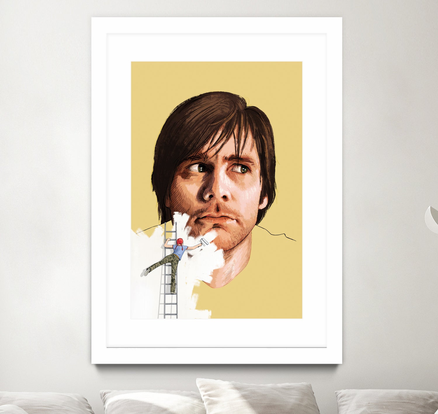 Eternal Sunshine of the Spotless Mind by Jason Ratliff on GIANT ART - yellow digital painting