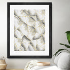 White Agate Gold Geometric Glam #1 #geo #gem #decor #art by Anita & Bella Jantz on GIANT ART - gray vector illustration