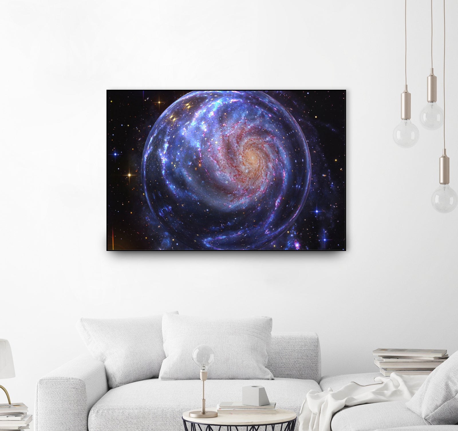 Galaxy Bubble by Erika Kaisersot on GIANT ART - blue photo manipulation