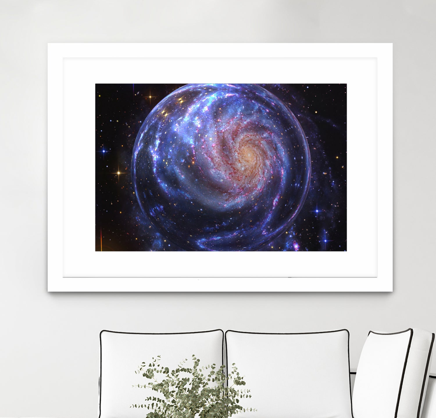 Galaxy Bubble by Erika Kaisersot on GIANT ART - blue photo manipulation