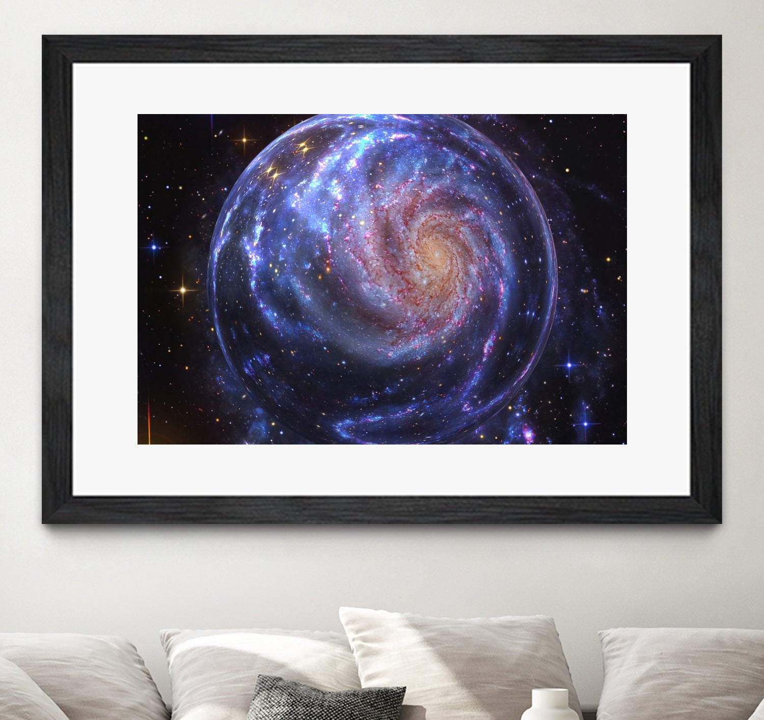 Galaxy Bubble by Erika Kaisersot on GIANT ART - blue photo manipulation