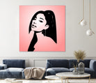 Ariana Grande | Pop Art by William Cuccio on GIANT ART - pink digital painting