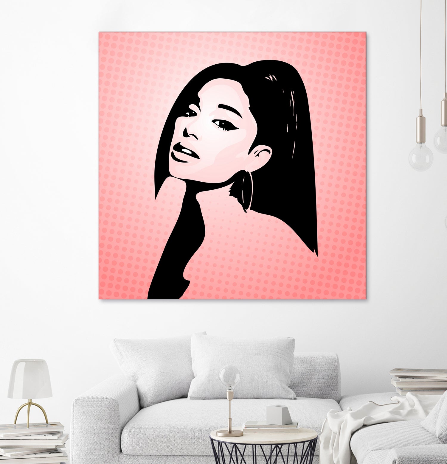 Ariana Grande | Pop Art by William Cuccio on GIANT ART - pink digital painting