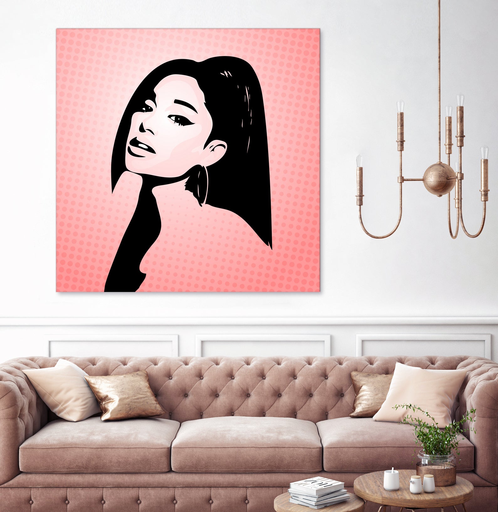 Ariana Grande | Pop Art by William Cuccio on GIANT ART - pink digital painting