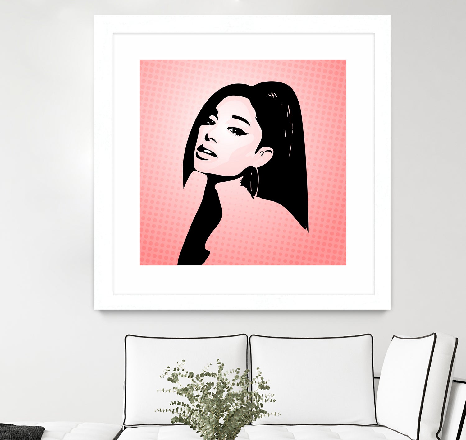 Ariana Grande | Pop Art by William Cuccio on GIANT ART - pink digital painting