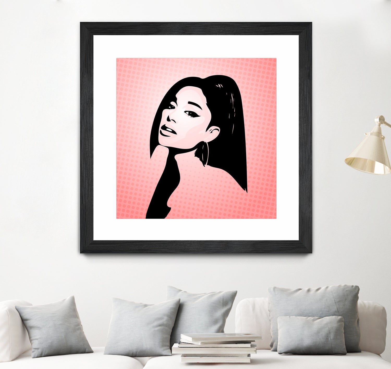 Ariana Grande | Pop Art by William Cuccio on GIANT ART - pink digital painting