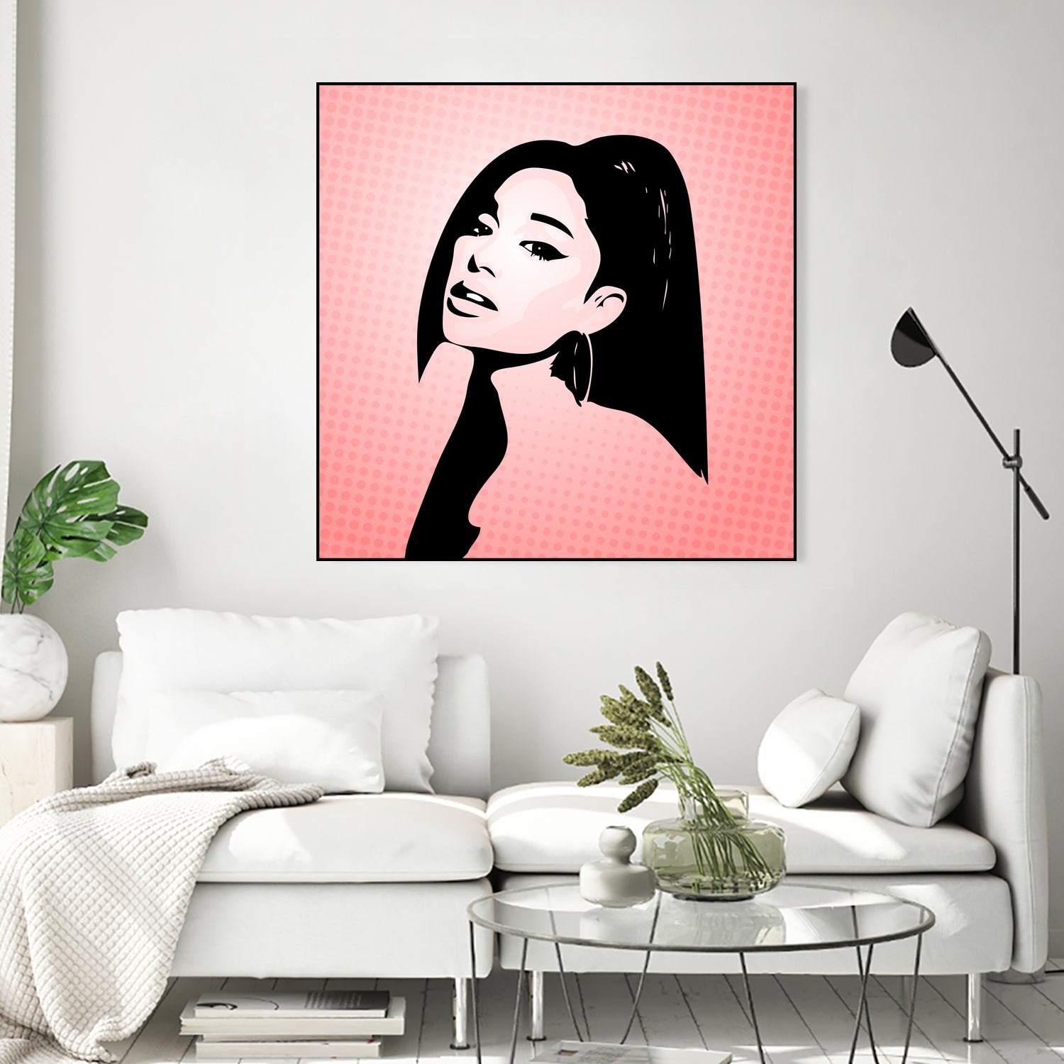 Ariana Grande | Pop Art by William Cuccio on GIANT ART - pink digital painting