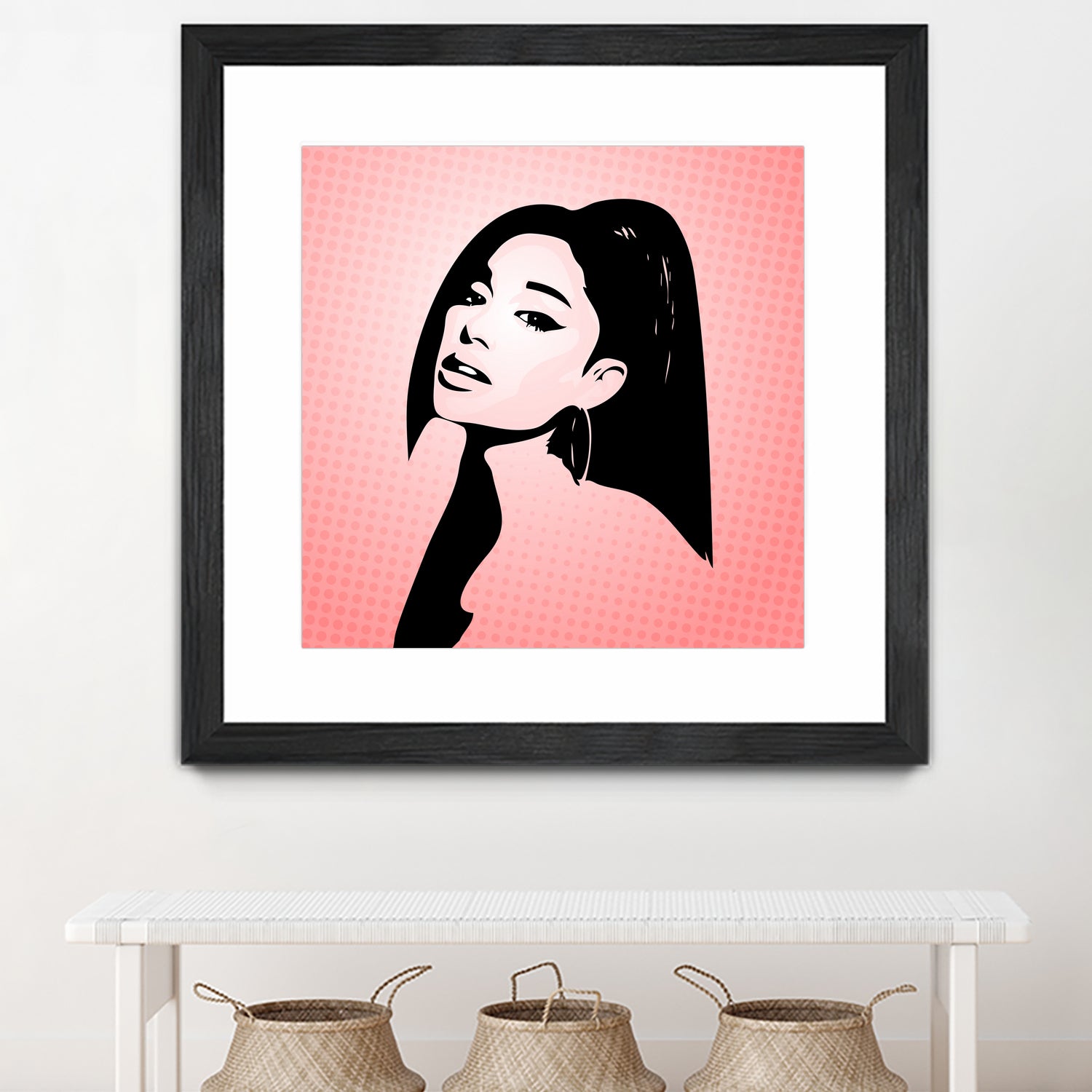 Ariana Grande | Pop Art by William Cuccio on GIANT ART - pink digital painting