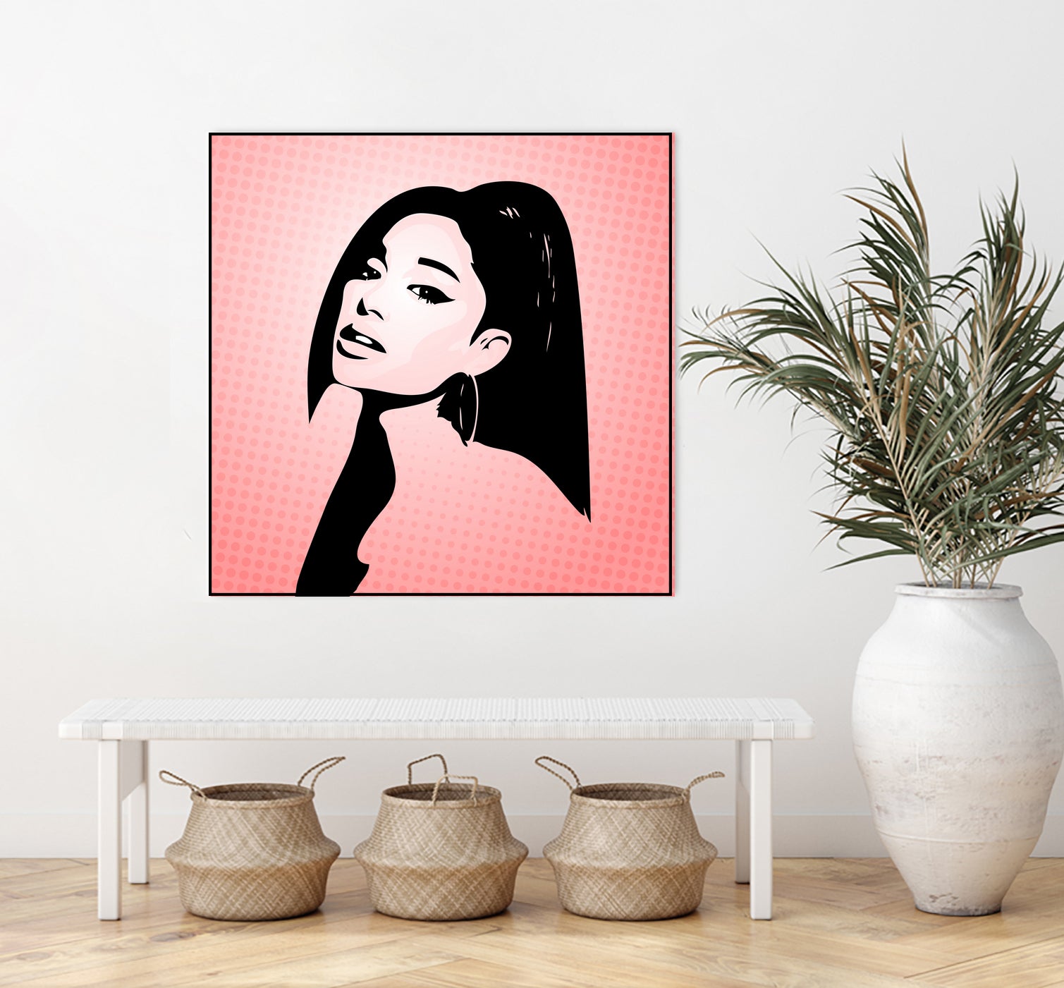 Ariana Grande | Pop Art by William Cuccio on GIANT ART - pink digital painting