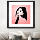 Ariana Grande | Pop Art by William Cuccio on GIANT ART - pink digital painting