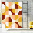 Bold Geo Tiles 03 by Daniela di Niro on GIANT ART - yellow vector illustration