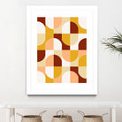 Bold Geo Tiles 03 by Daniela di Niro on GIANT ART - yellow vector illustration