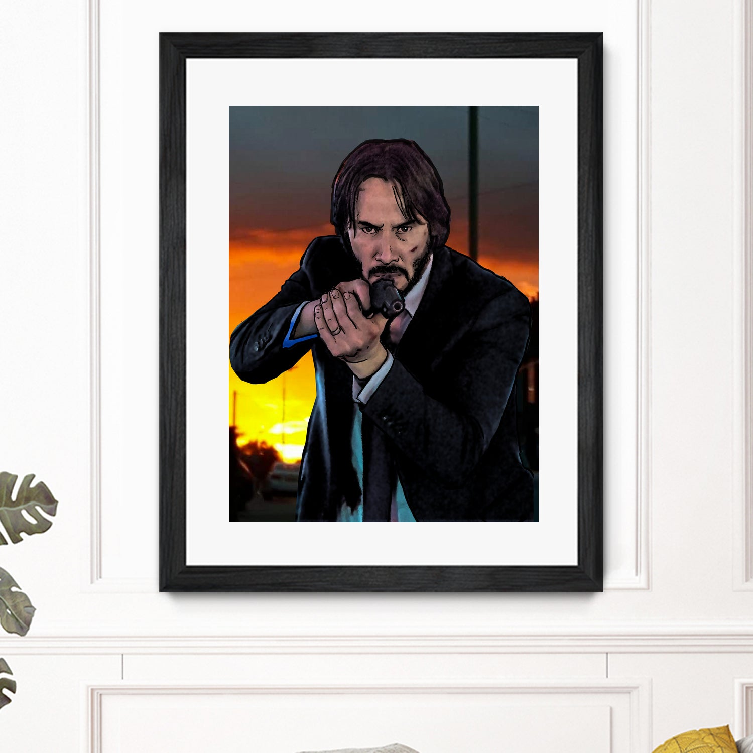 John Wick - Indestructible! by Dan Avenell on GIANT ART - black character design