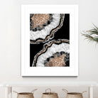 Yin Yang Agate Glitter Glam #8 #gem #decor #art by Anita & Bella Jantz on GIANT ART - black photo illustration