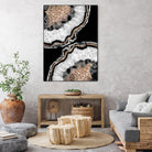 Yin Yang Agate Glitter Glam #8 #gem #decor #art by Anita & Bella Jantz on GIANT ART - black photo illustration