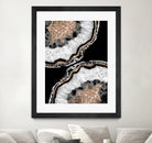 Yin Yang Agate Glitter Glam #8 #gem #decor #art by Anita & Bella Jantz on GIANT ART - black photo illustration