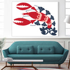 AMALFI LOBSTER CREAM by Thomas Fernez on GIANT ART - red digital drawing