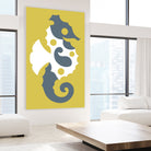 AMALFI SEAHORSE GOLD by Thomas Fernez on GIANT ART - gray character design