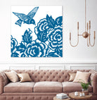 HUMMINGBIRD BLUE by Thomas Fernez on GIANT ART - blue digital drawing