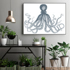 OCTOPUS GREY by Thomas Fernez on GIANT ART - gray digital drawing