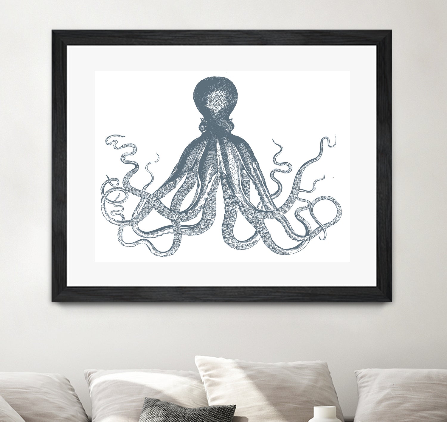 OCTOPUS GREY by Thomas Fernez on GIANT ART - gray digital drawing