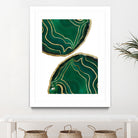 Emerald Agate Gold Glam #1 #gem #decor #art by Anita & Bella Jantz on GIANT ART - green photo illustration