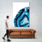 Blue Agate #3 (Part 2) #gem #decor #art by Anita & Bella Jantz on GIANT ART - blue photo illustration